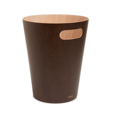 UMBRA  - Corbeille en bois avec poign&eacute;es de transport - Marron