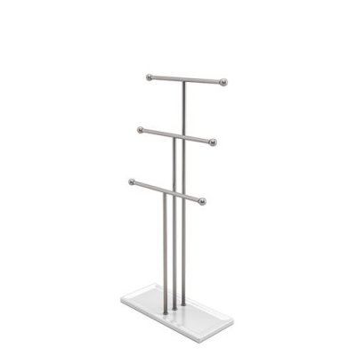 UMBRA  Trigem - Arbre &agrave; Bijoux en M&eacute;tal Blanc et Laiton