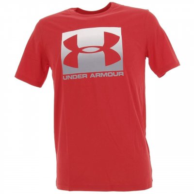 Under armour boxed sportstyle ss tee 1329581 600 homme rouge t shirts