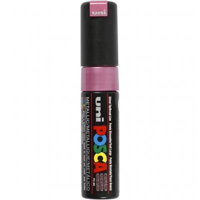 UNI BALL Uni-Ball Marqueur Peinture &Agrave; L'eau Posca Pc-8k Rose M&eacute;tal 1 Unit&eacute;(S)