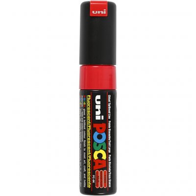 UNI BALL Uni-Ball Marqueur Peinture &Agrave; L'eau Posca Pc-8k Rouge Fluo 1 Unit&eacute;(S)