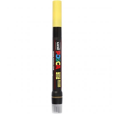 UNI BALL UNI-BALL Marqueur pinceau Brush POSCA PCF350 1-10mm Jaune