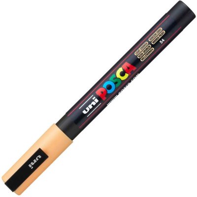 UNI BALL UNI-BALL Marqueur Pte conique fine POSCA PC3M 0,9-1,3mm Rose Saumon