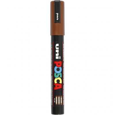 UNI BALL UNI-BALL Marqueur Pte conique moyenne POSCA PC5M 1,8-2,5mm Marron