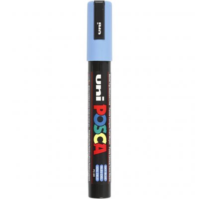 POSCA Uni-Ball - 1 marqueurs Pointe Moyenne 2,5mm Bleu Ciel