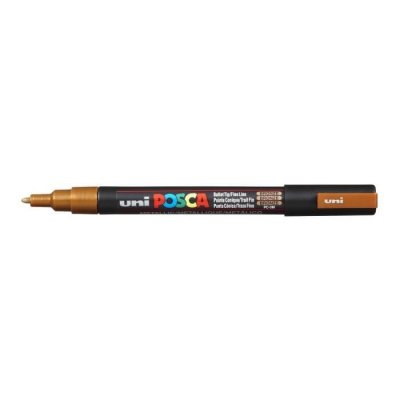 POSCA Uni-Ball  - Marqueur pointe fine conique bronze Uni-Ball 
