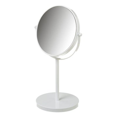  Unimasa Miroir Double rond &agrave; poser sur pied 35 x 17 x 15 cm