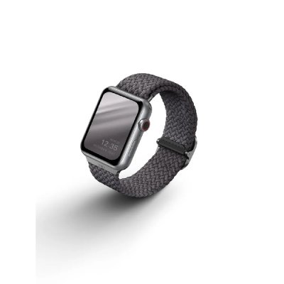 Uniq Aspen Bracelet Tresse Apple Watch 40 38MM Gris Granite