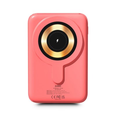 URBAN FACTORY  Magnee Power 10000 mAh Recharge sans fil Corail - Neuf