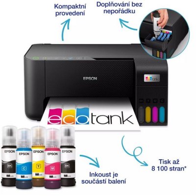EPSON Urz. Wielofunkcyjne  Ecotank L3270 Wifi Czarny