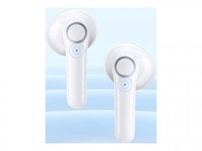 USAMS  BU Series BU12 - &Eacute;couteurs sans fil avec micro - intra-auriculaire - Bluetooth - blanc