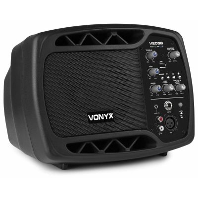 VONYX V205b - Enceinte Active 5, Bluetooth, Usb, Entr&eacute;e Mic/guitare