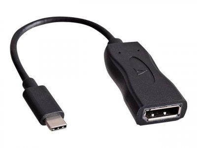 V7  UCDP-BLK-1E Adaptateur USB-C(m) vers Displayport(f) Noir