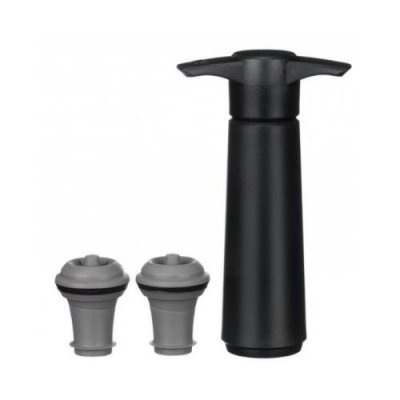 VACU VIN Vacuvin - pompe + 2 bouchons - noir