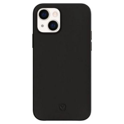 VALENTA  Coque Snap Luxe Cuir Noir pour IPHONE 13