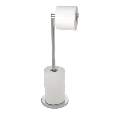 WENKO Valet wc Florence - Inox - 25,5 x 18 x 54 - Argent