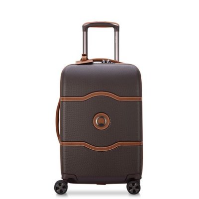 DELSEY Valise Cabine Trolley  Chatelet Air 2.0 4 roues 55 cm Chocolat