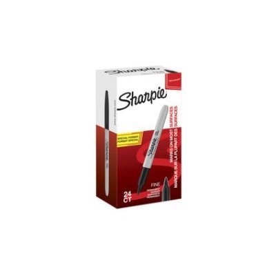 SHARPIE Value Pack 20+4 - Marqueurs Permanents Noir  Pointe Ogive