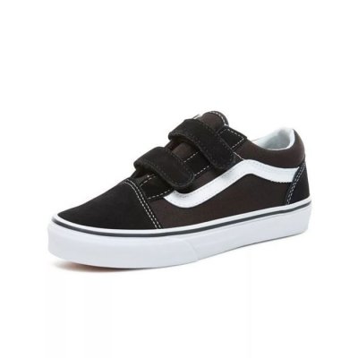 VANS  T Old Skool V, Baskets mode gar&ccedil;ons, Noir, 24 EU