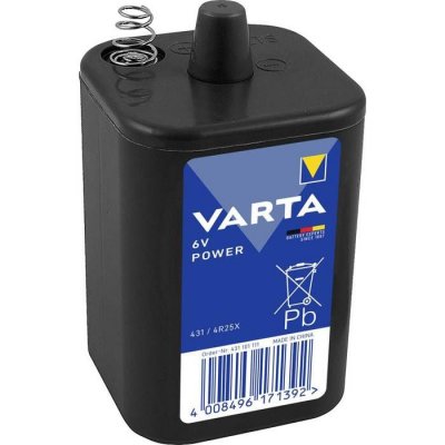 VARTA  4R25X 8500mAh (431) 6V Batterie &agrave; usage unique Chlorure de zinc