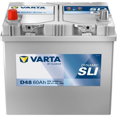VARTA  Blue Dynamic D48 Batterie Voitures, 12 V 60Ah 540 Amps (En)