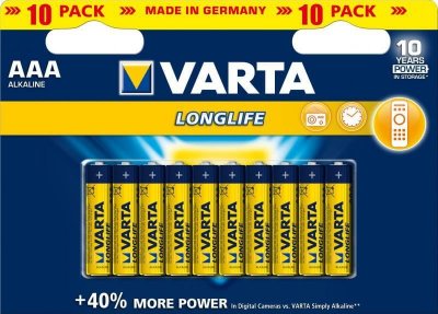 VARTA  Longlife AAA Batterie &agrave; usage unique Alcaline