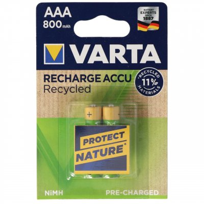 VARTA  Recharge Batterie Recycled AAA Micro 2&nbsp;800&nbsp;mAh