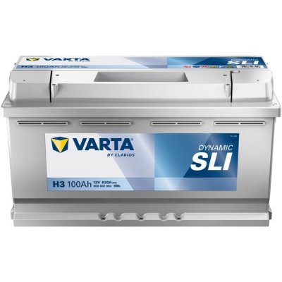VARTA  Silver Dynamic H3 Batterie Voitures, 12 V 100Ah 830 Amps (En)