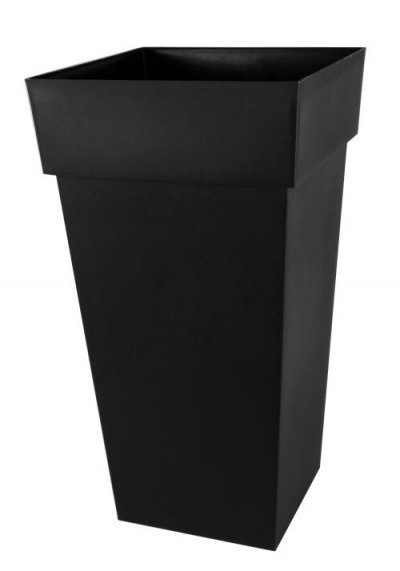 EDA Vase carr&eacute;  Toscane XXL 98L anthracite