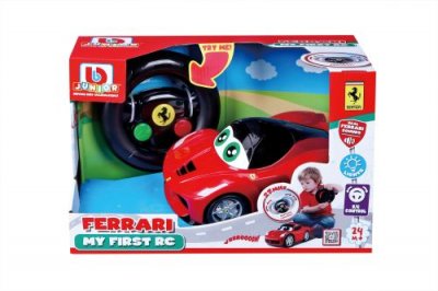 BBURAGO V&eacute;hicule Bb Junior Ferrari My First RC LaFerrari Rouge