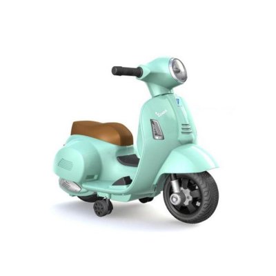 VESPA V&eacute;hicule &eacute;lectrique pour enfant Mini  GTS Vert d'eau 