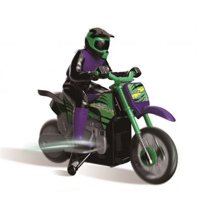 LEXIBOOK V&eacute;hicule radio command&eacute;  Moto Crosslander avec effets lumineux