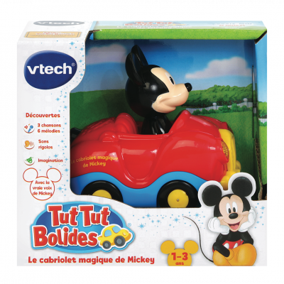 VTECH V&eacute;hicule  tut tut boldies mickey et ses amis mod&egrave;le al&eacute;atoire