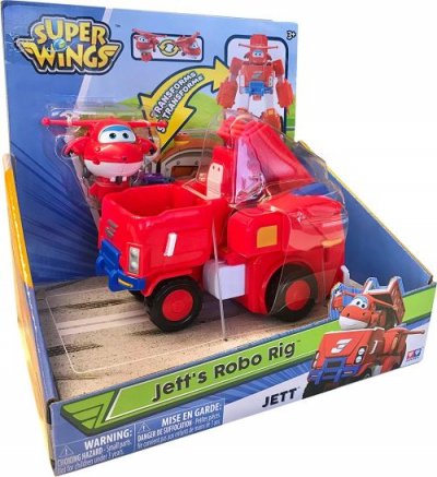 SUPER WINGS V&eacute;hicules transformables en robot  18 cm