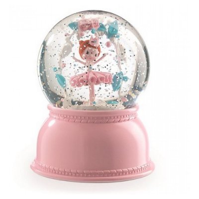 DJECO Veilleuse boule de neige Ballerine