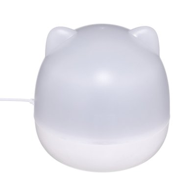 ATMOSPHERA Veilleuse Rotative Chat Blanc  cr&eacute;ateur d'int&eacute;rieur - Blanc