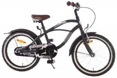  V&eacute;lo 18in/4-7 Ans -Volare- Mat Black