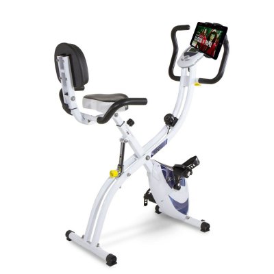 TECNOVITA V&eacute;lo d'appartement X_TRI II 3 positions + Support pour tablette/smartphone 