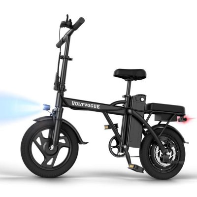 GENERIQUE V&eacute;lo Electrique 14"" - Moteur 500W - Batterie amovible 48V 9Ah - Autonomie 40-65km - Noir