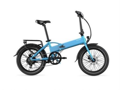  V&eacute;lo &Eacute;lectrique Legend Monza Bleu Steel Pliant - 20 Pouces - 250 W - Batterie int&eacute;gr&eacute;e 36V 10.4Ah 