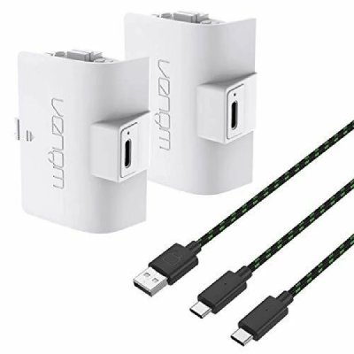 VENOM  Pack Double Batterie Rechargeable Haute Capacit 1100mah Blanc Xbox Series X S Xbox One