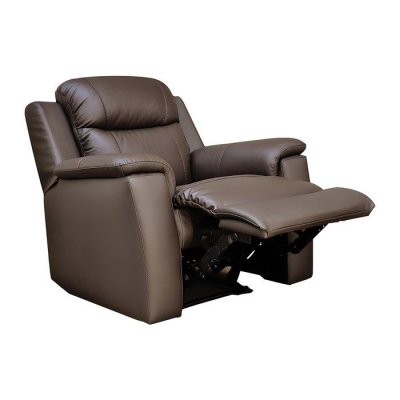 VENTE UNIQUE Vente-unique - Fauteuil Relax Evasion en Cuir - Marron