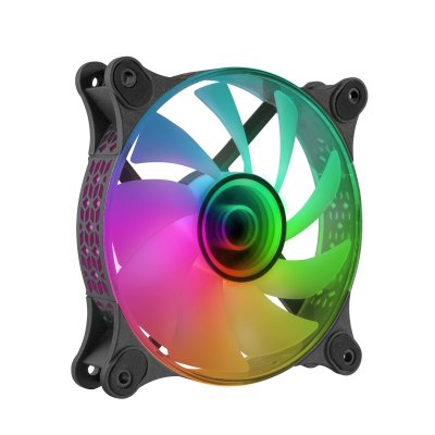 MARS GAMING Ventilateur boitier mf-3d rgb - 12cm (noir) 8435693102809