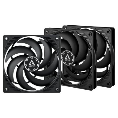 ARCTIC Ventilateur de bo&icirc;tier  P12 Slim PST Black (ACFAN00275A)
