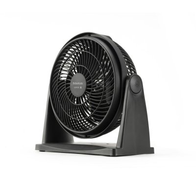 Ventilateur de bureau 25cm 23w 2 vitesses noir Taurus Alpatec ice brise mini