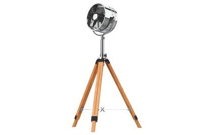 CECOTEC Ventilateur tr&eacute;pied  energysilence 1200 woody bois m&eacute;tal, 80w