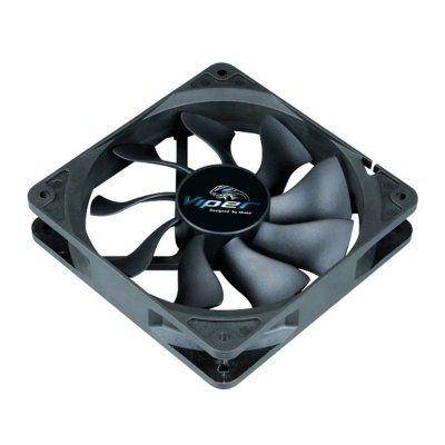 AKASA Ventilateur - - Viper Black PWM - 120mm - Noir - 30 dB