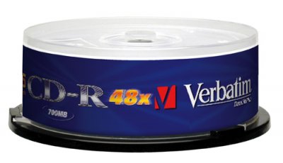 VERBATIM  - 25 x CD-R (80 min) 48x