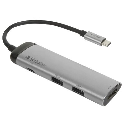 VERBATIM  49140 station d'accueil USB 3.2 Gen 1 (3.1 Gen 1) Type-C