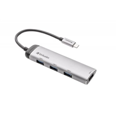 VERBATIM  - Concentrateur (hub) - 4 x USB 3.2 Gen 1 - de bureau